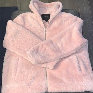 Fluffy Pink Forever 21 Jacket